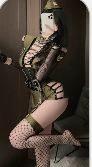 Adult Sexy Military Woman Cosplay Costume police