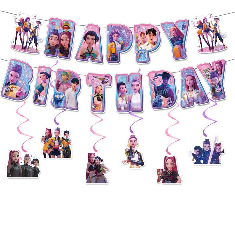 Kpop Demon Hunters Huntrix Party Package