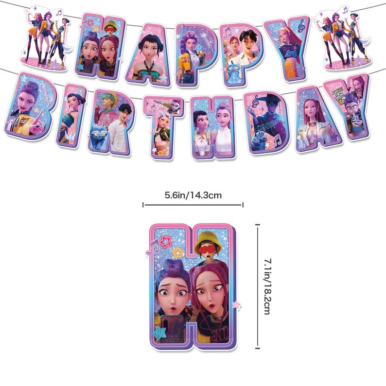 Kpop Demon Hunters Huntrix Party Package