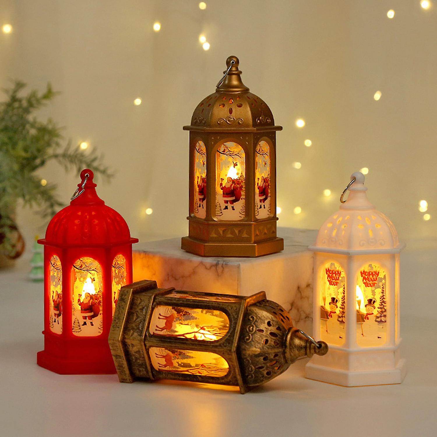 Christmas Mini Lantern Lantern LED Night Light Decorative Lamp Light - Preppy Kids (Grand Bazaar)