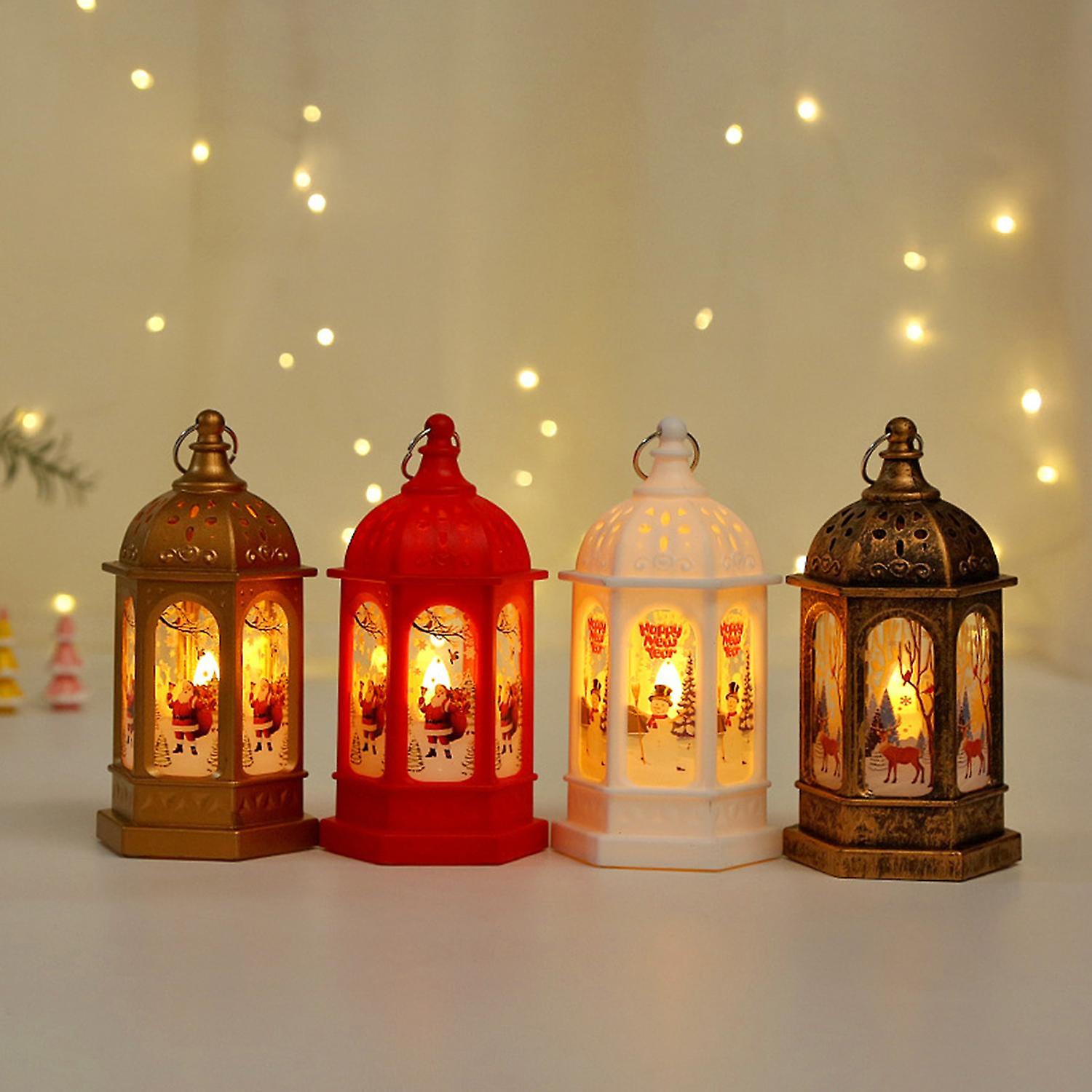Christmas Mini Lantern Lantern LED Night Light Decorative Lamp Light - Preppy Kids (Grand Bazaar)
