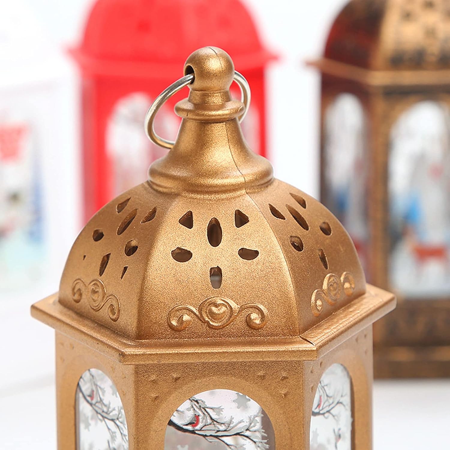 Christmas Mini Lantern Lantern LED Night Light Decorative Lamp Light - Preppy Kids (Grand Bazaar)