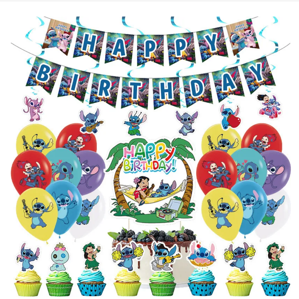 Lilo and Stitch Party Decorations - Preppy Kids (Grand Bazaar)