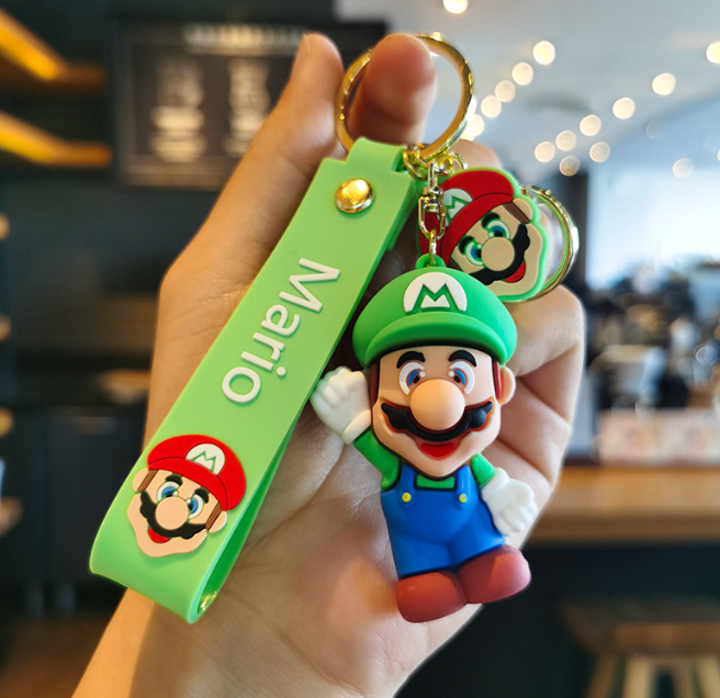 Mario Green Luigi Blue Keychain - Preppy Kids (Grand Bazaar)
