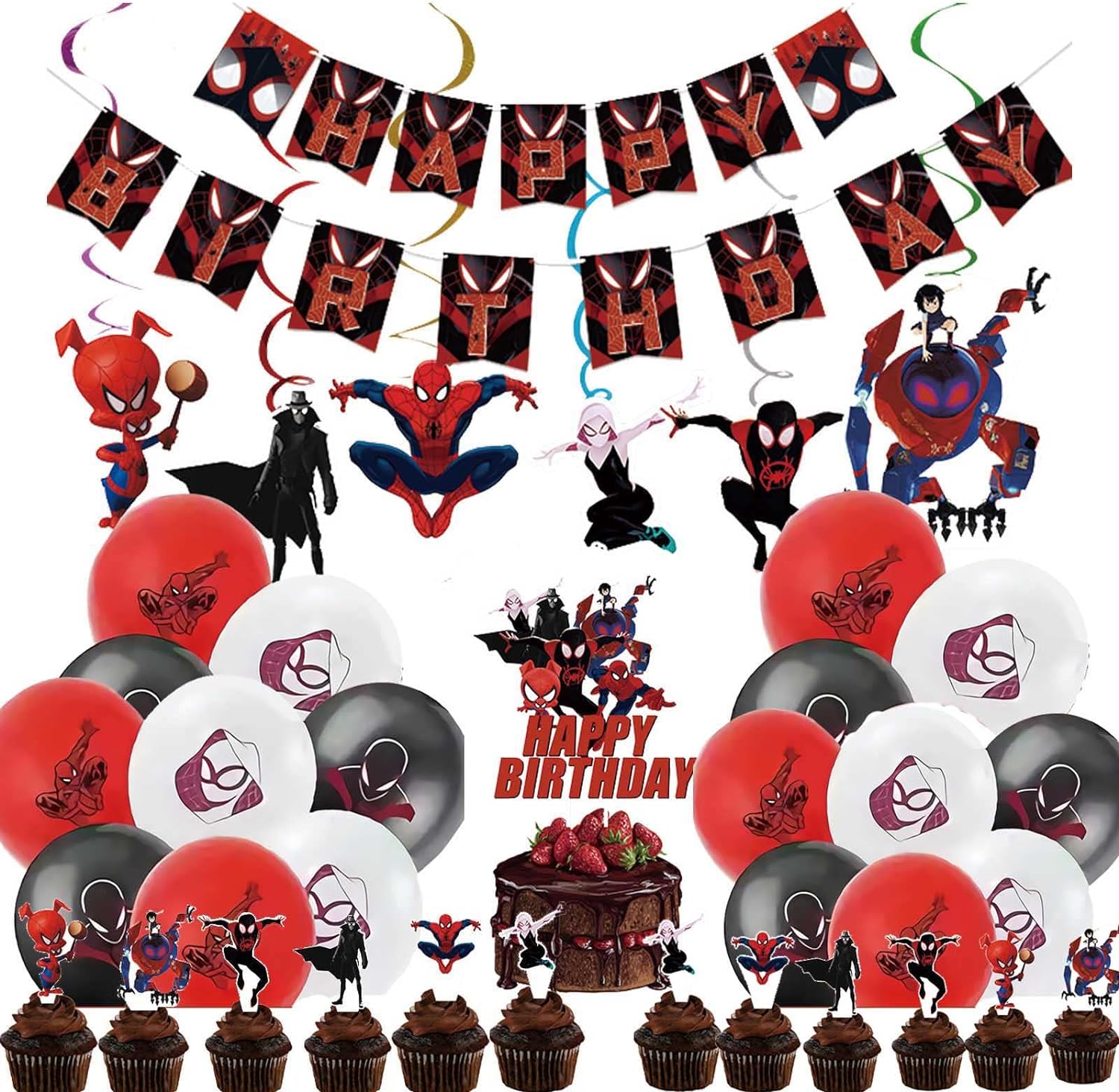 Spiderman MILES MORALES Birthday Party Package - Preppy Kids (Grand Bazaar)