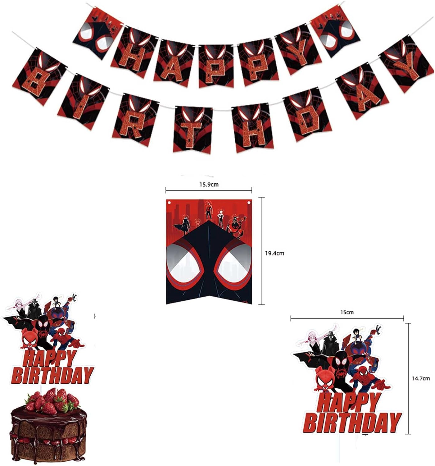 Spiderman MILES MORALES Birthday Party Package - Preppy Kids (Grand Bazaar)