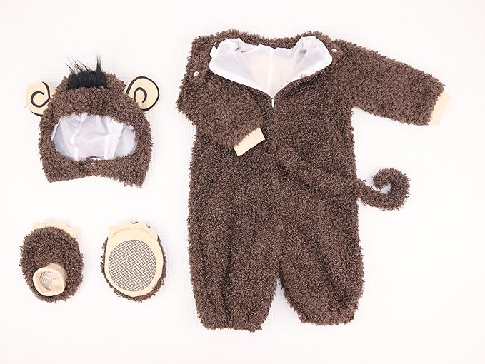 Animal Monkey Baby Toddler Funny Costume Cosplay Romper