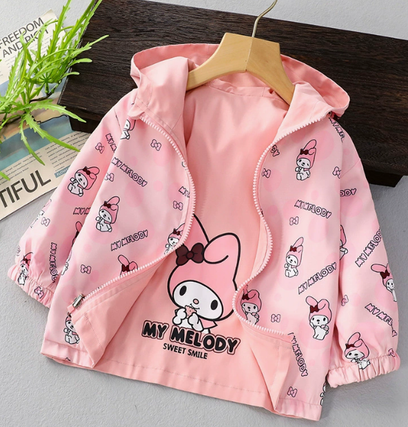 Sanrio My Melody Double Sided 3D Zipper Hoodie