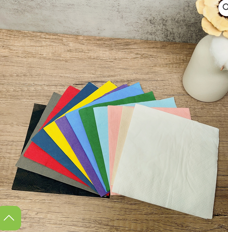 Plain Napkins (20pcs per pack) - Preppy Kids (Grand Bazaar)