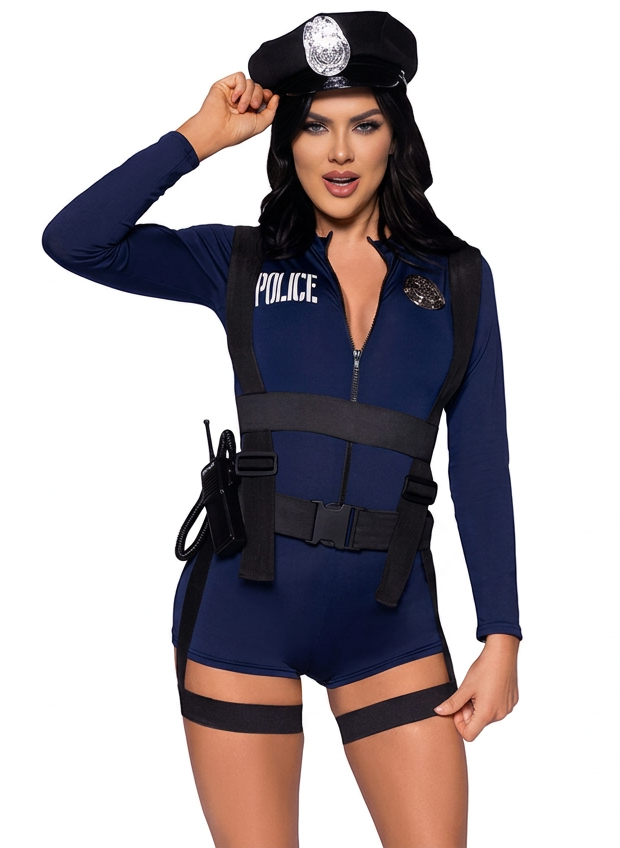 Hottie Female Cop halloween Costume