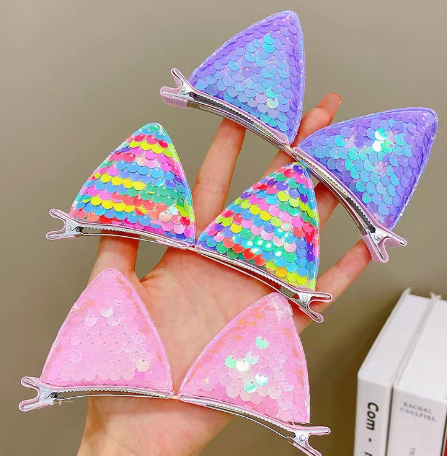 Cat Ears Cute Hair Clips - Preppy Kids (Grand Bazaar)