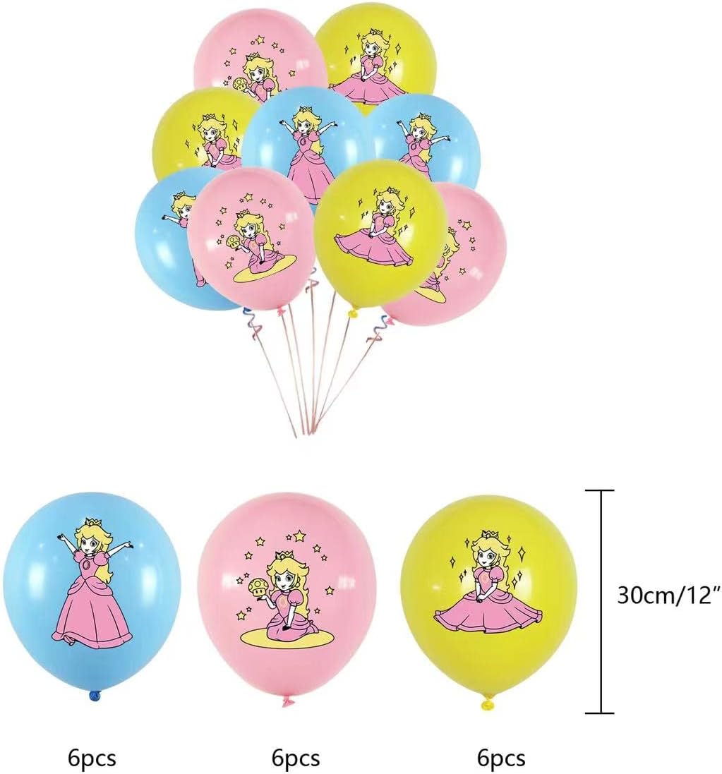 Princess Peach Party Decoration Package (Marios - Preppy Kids (Grand Bazaar)