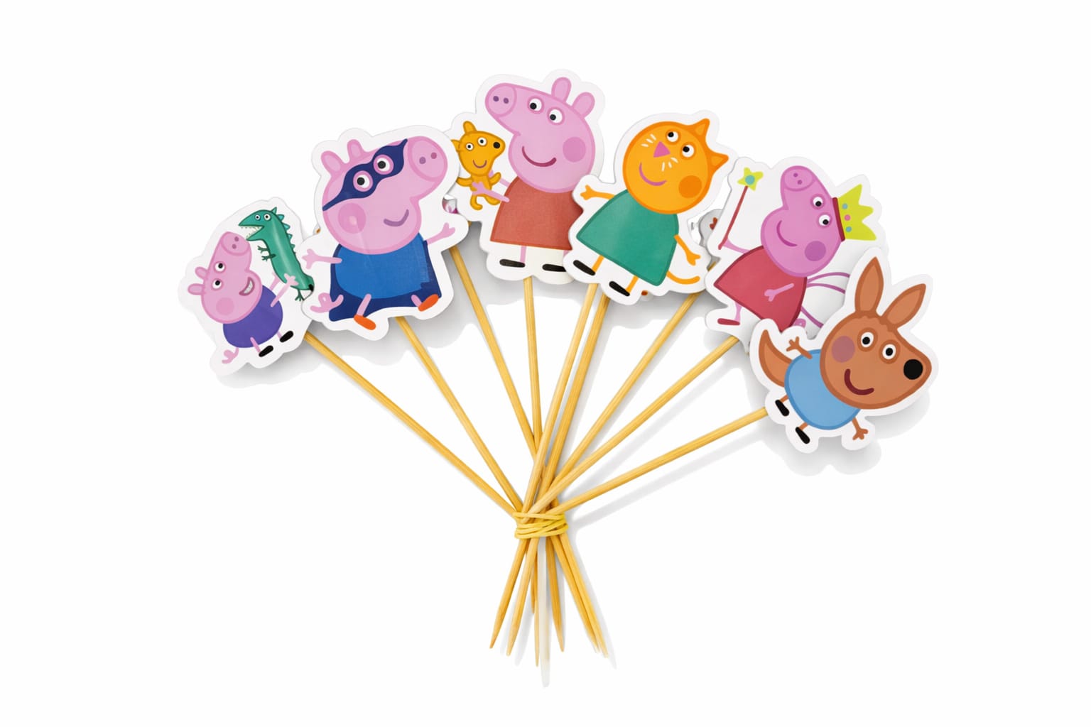 Peppa Pig 24pc Cupcake Toppers