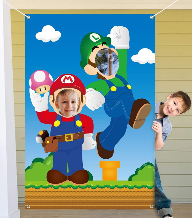 Super Mario Photo Backdrop