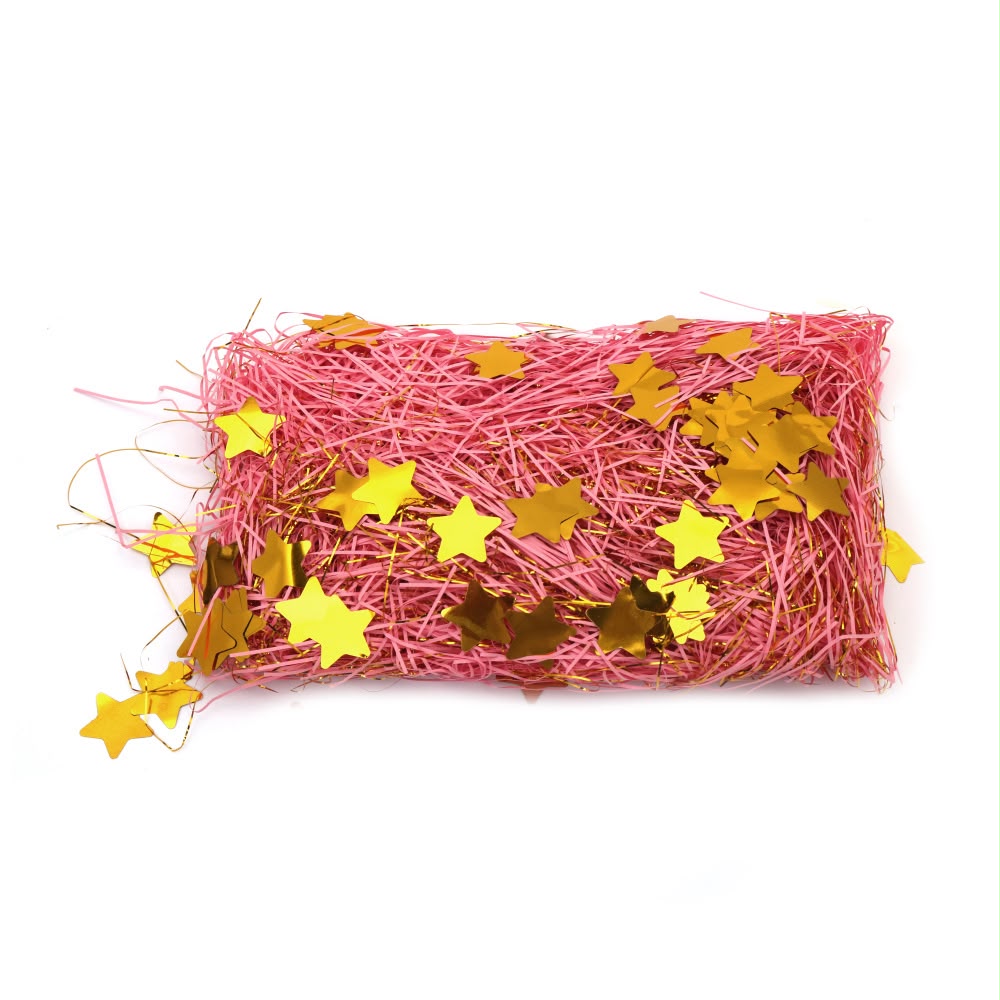 Shredded Paper With Gold Star