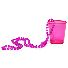 Beaded Shot Glass Necklaces