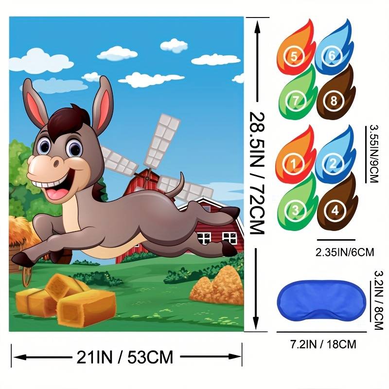 Pin The Tail on the Donkey - Preppy Kids (Grand Bazaar)