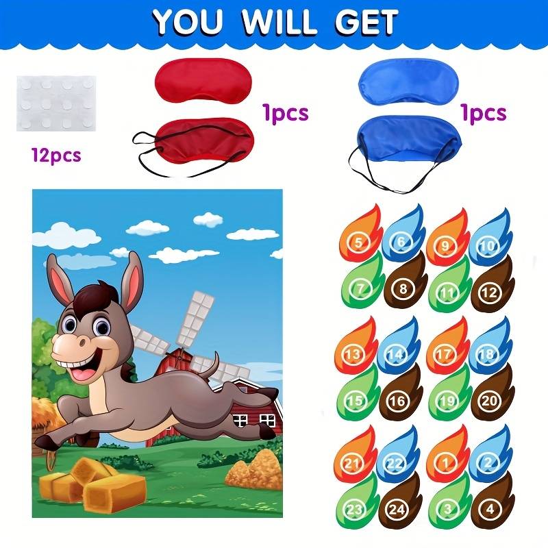 Pin The Tail on the Donkey - Preppy Kids (Grand Bazaar)