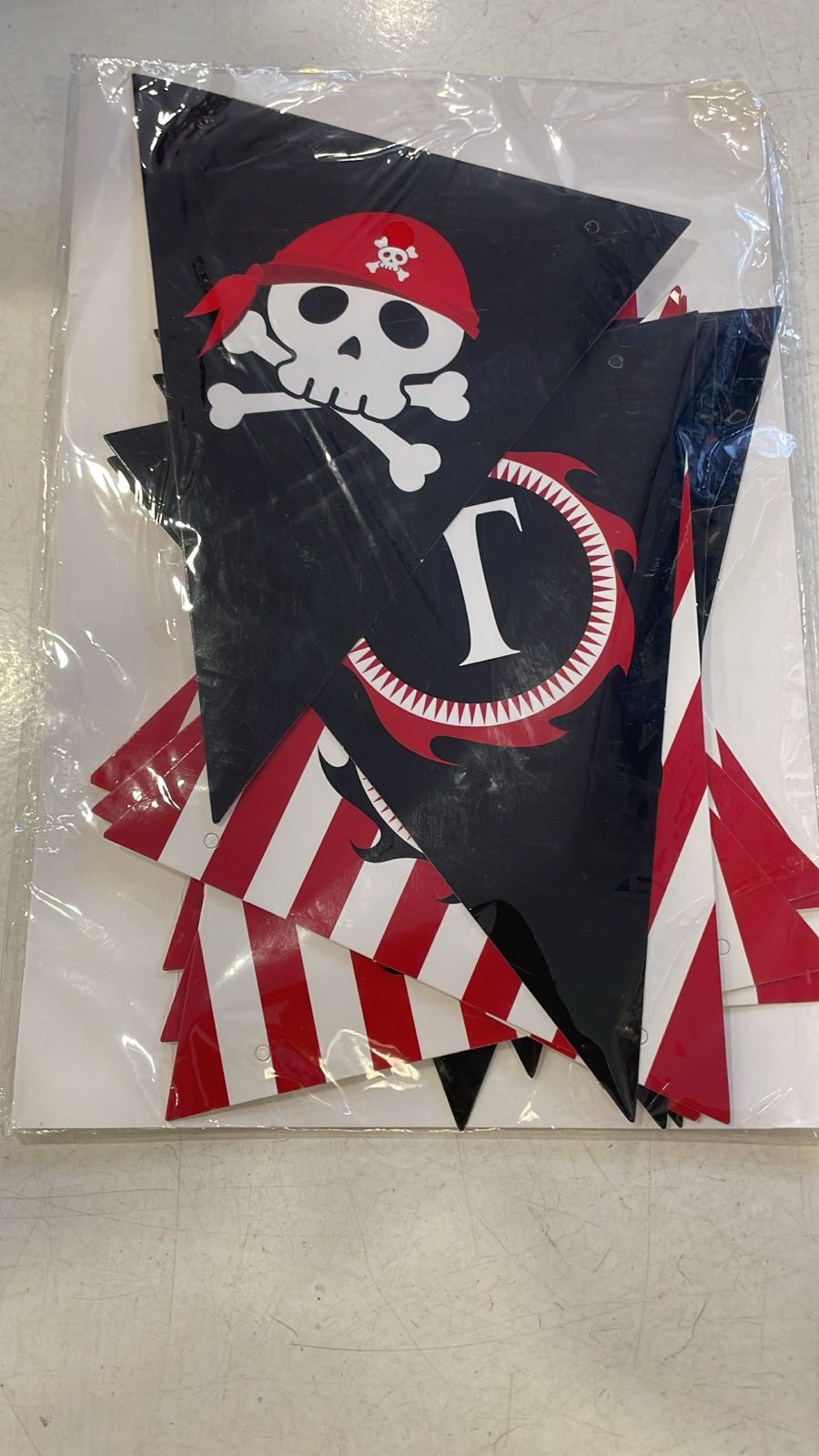 Pirate Theme Happy Birthday Banner