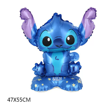 Stitch Standing Foil Balloon 47cm x 55cm