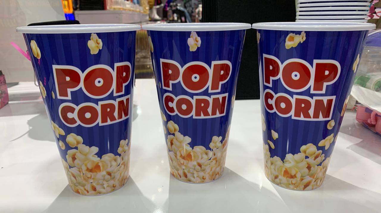 Blue Popcorn tub bowl