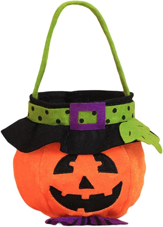 Halloween Tote Pouch Sack Candy Gift Bag Mini Handbag - Preppy Kids (Grand Bazaar)