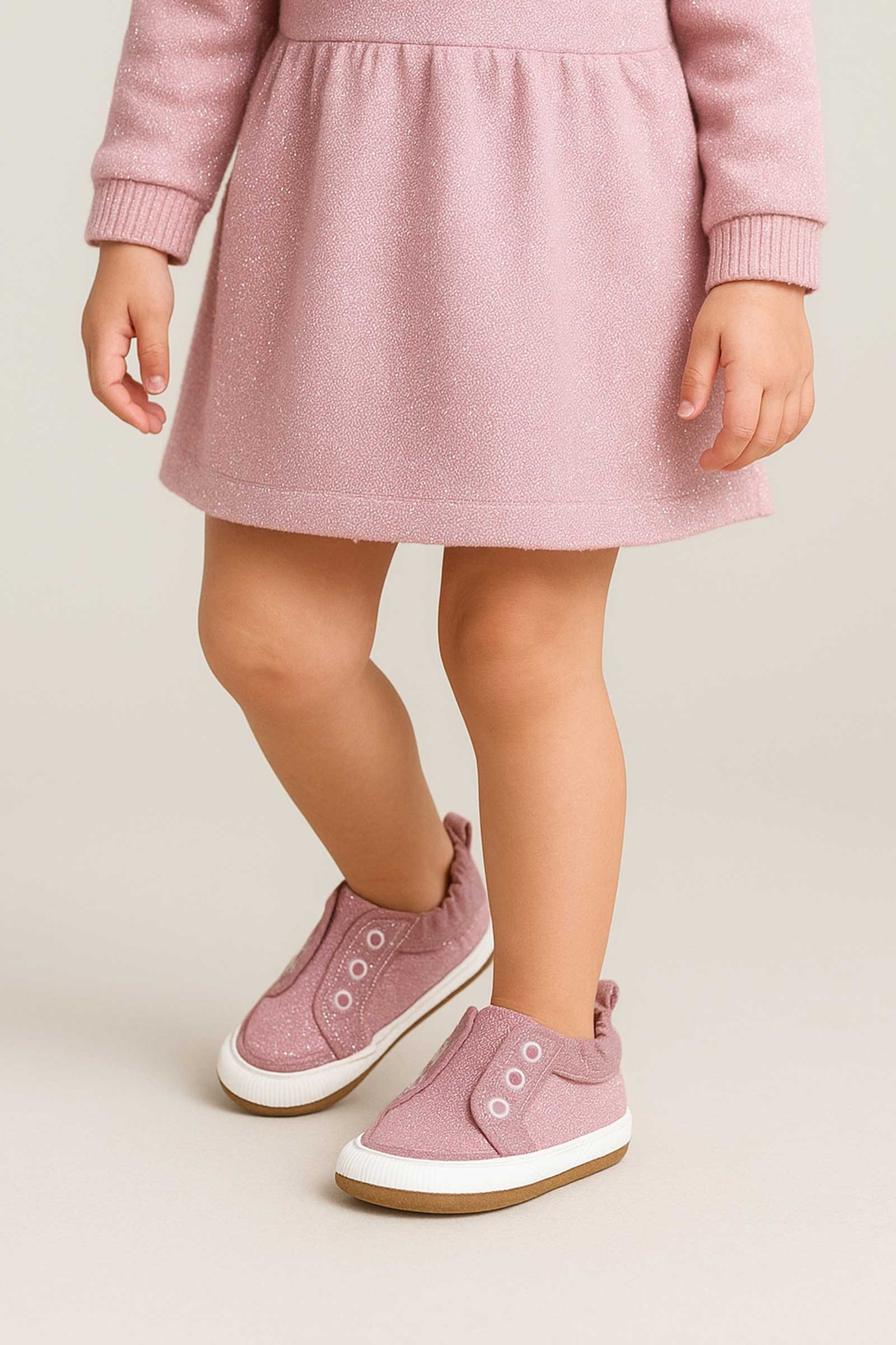 Robeez pink glitter soft soles shoes