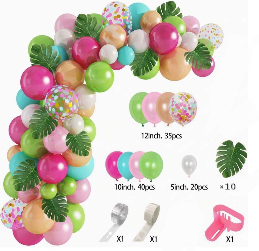 Tropical Balloon Garland Kit