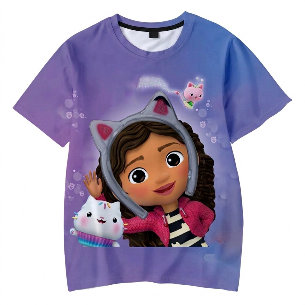 Gabby Dollhouse 3D Tshirt