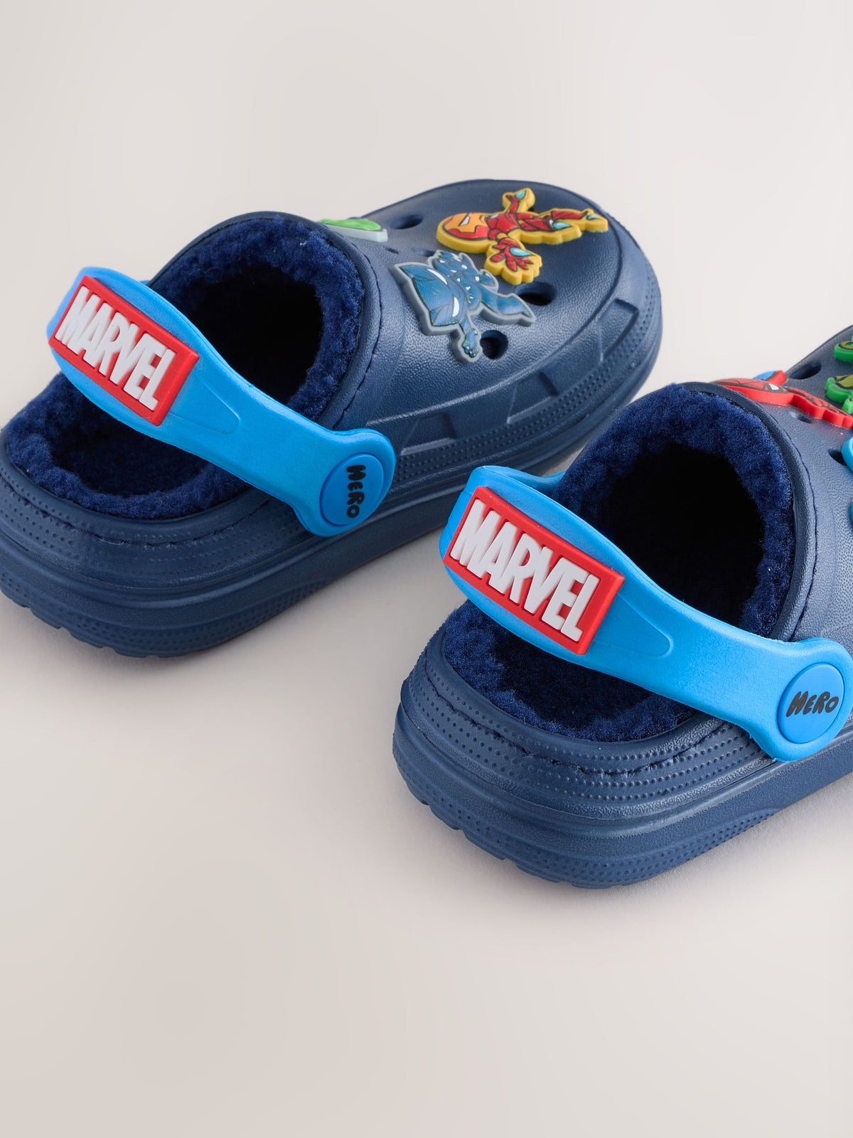 Next Marvel Baby Avengers Fluffy Clogs
