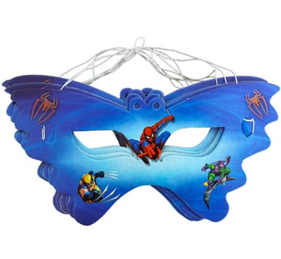 Spiderman Face Mask With String