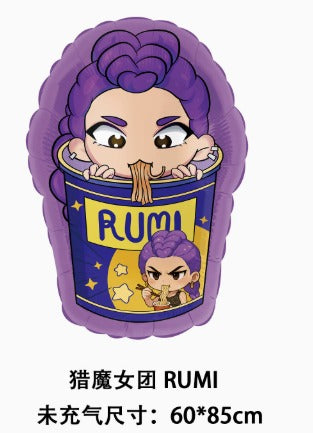 Kpop Demon hunters Rumi Cup Foil Balloon