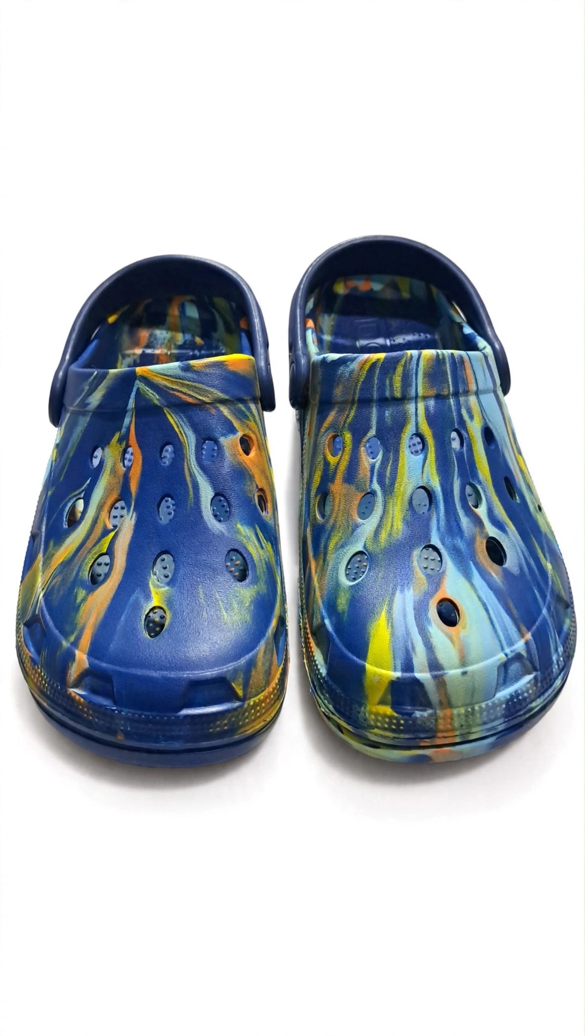 Next Swirl Blue Crocs