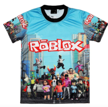 Roblox Street City Party Crew 3D Tshirt - Preppy Kids (Grand Bazaar)