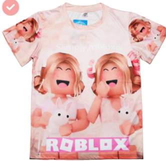Roblox 2 Girls 3D Tshirt - Preppy Kids (Grand Bazaar)