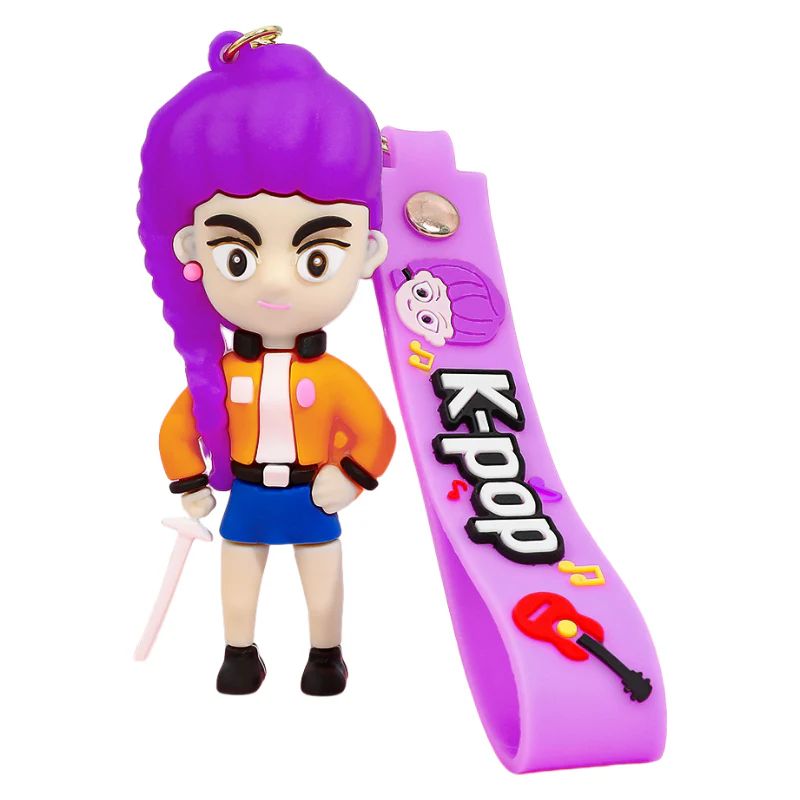 Kpop Demon Hunter Huntrix 3D character Keychains