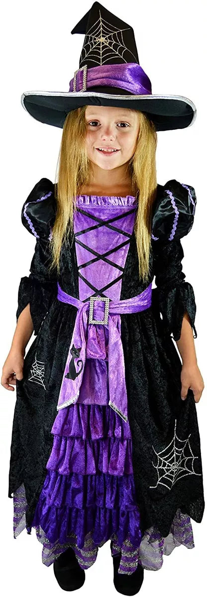 Purple Deluxe Witch Costume Small - Preppy Kids (Grand Bazaar)
