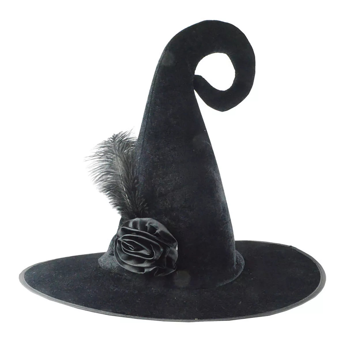 Halloween Witch Hat Pointed Velvet Witch Hat - Preppy Kids (Grand Bazaar)