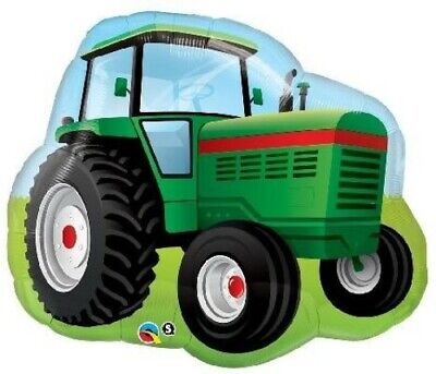 Green Tractor Farm Foil Balloon - Preppy Kids (Grand Bazaar)