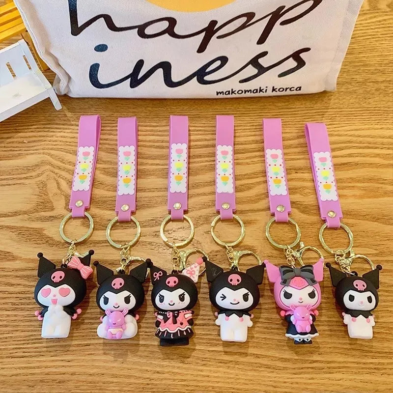 Sanrio Kuromi Key Chain Design 6 - Preppy Kids (Grand Bazaar)