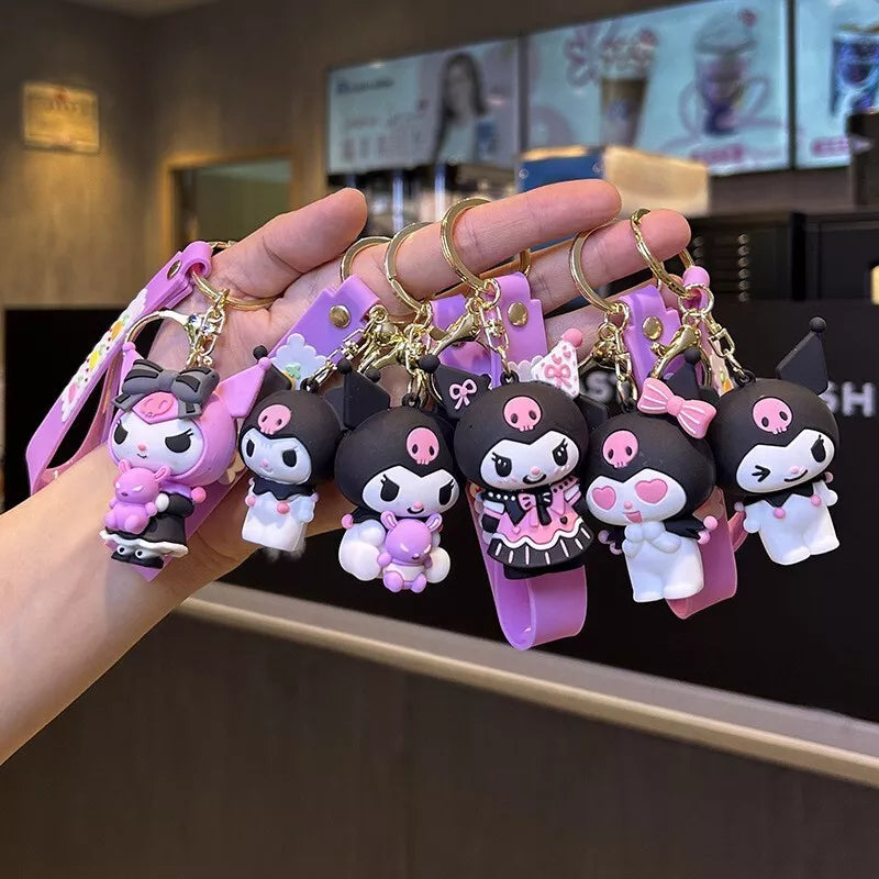 Sanrio Kuromi Key Chain Design 2 - Preppy Kids (Grand Bazaar)