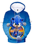 Sonic Zipper 3D Hoodie (Rich Blue Ring Runner) - Preppy Kids (Grand Bazaar)