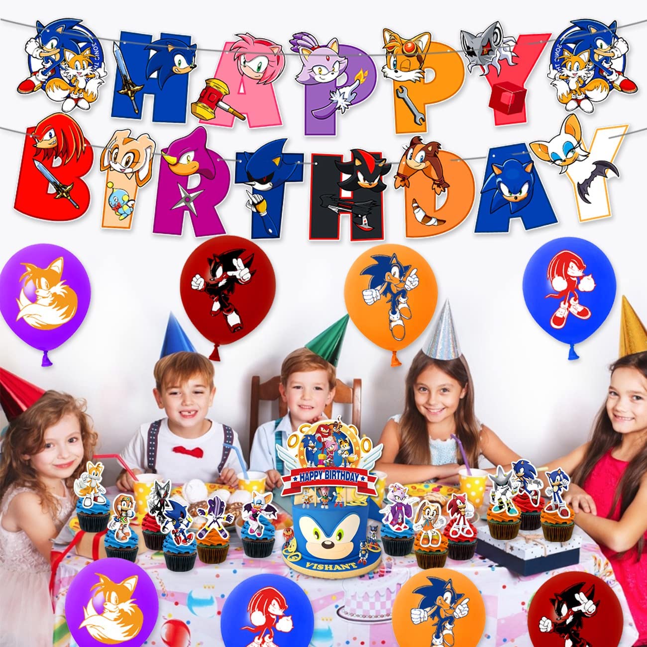 Sonic Lite Party Decoration Package - Preppy Kids (Grand Bazaar)