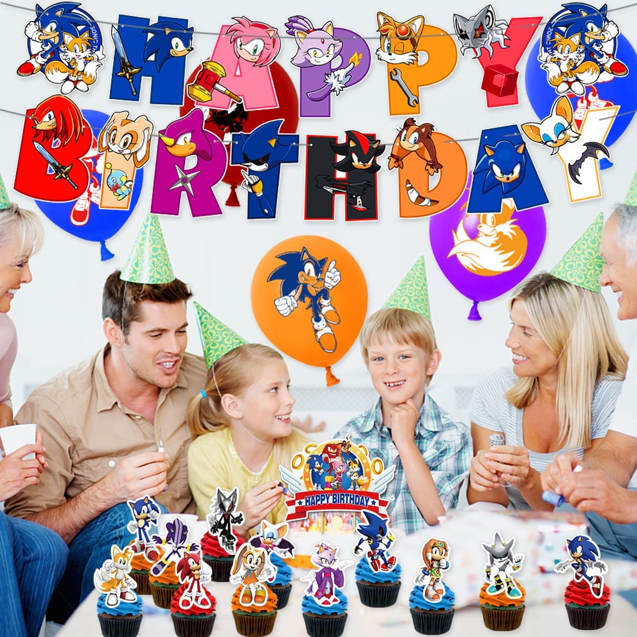 Sonic Lite Party Decoration Package - Preppy Kids (Grand Bazaar)