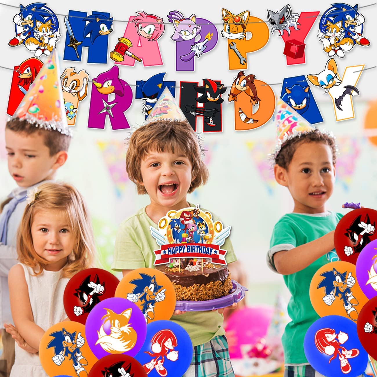 Sonic Lite Party Decoration Package - Preppy Kids (Grand Bazaar)