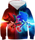 Sonic vs Shadow 3D Zipper Hoodie - Preppy Kids (Grand Bazaar)