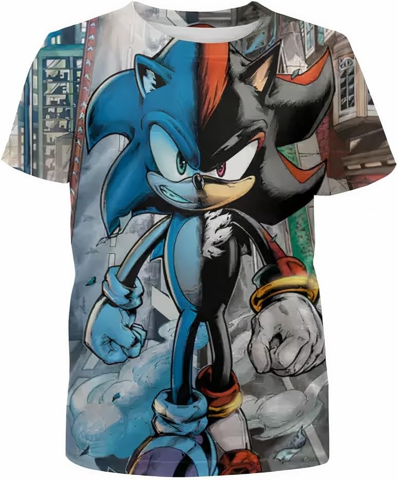 Sonic X Shadow 3D Tshirt - Preppy Kids (Grand Bazaar)