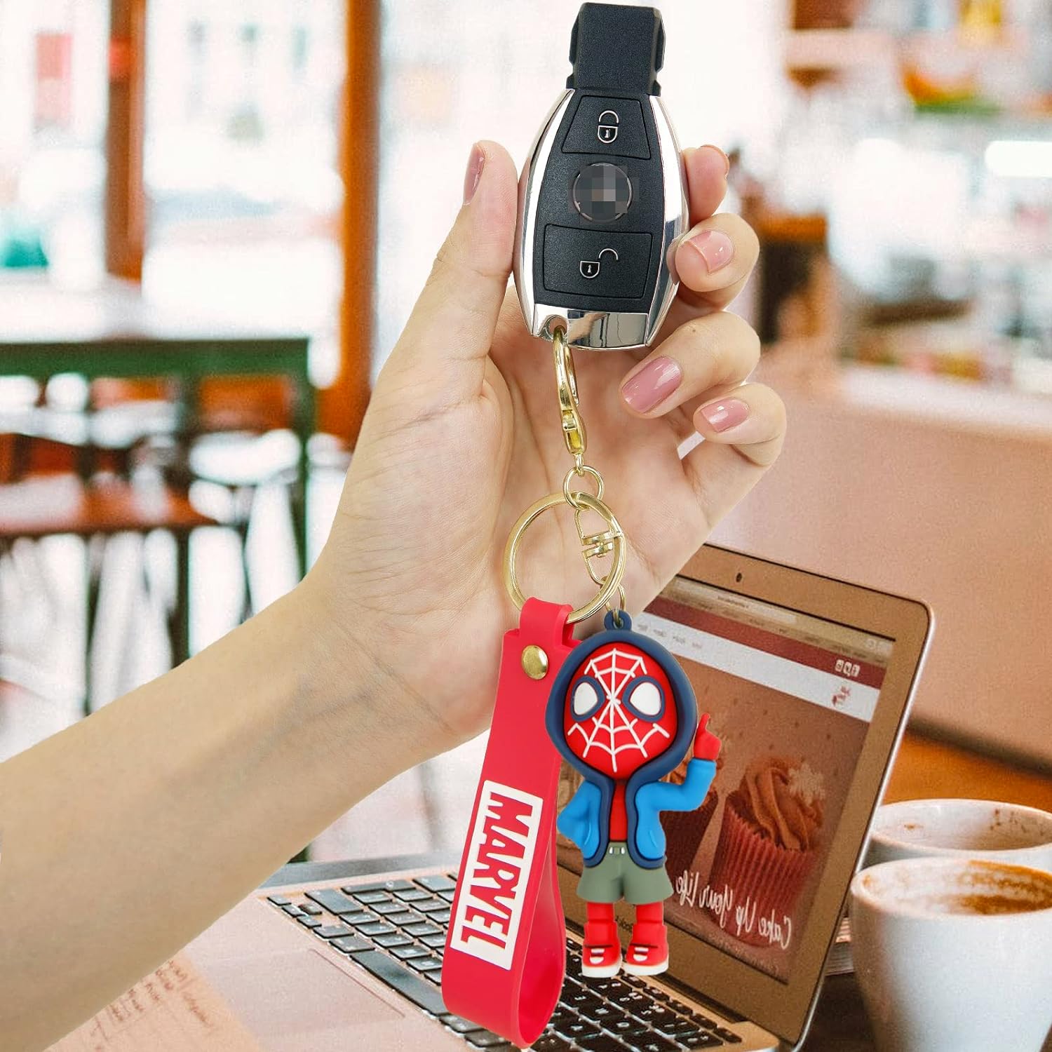Spiderman Key Chain - Preppy Kids (Grand Bazaar)