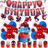 Spiderman Party Decoration Package with Swirls - Preppy Kids (Grand Bazaar)
