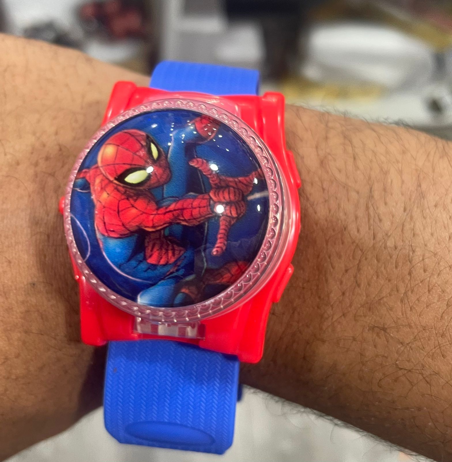 Kids Spiderman Rotating watch